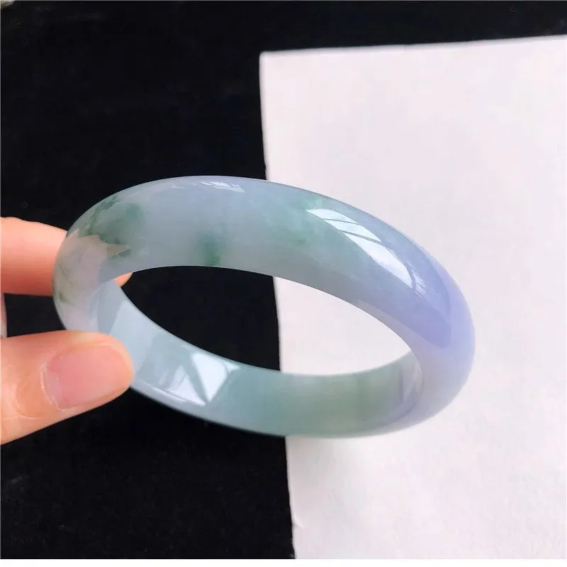 Natural Jade Bangle Jadeite Bangle Internal Diameter 58.6mm 10V11017