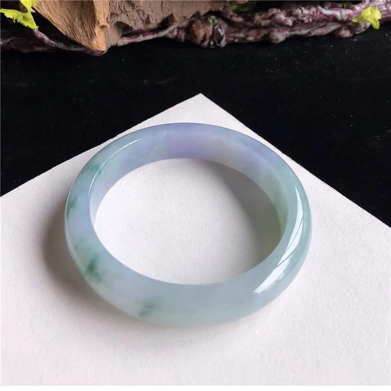 Natural Jade Bangle Jadeite Bangle Internal Diameter 58.6mm 10V11017