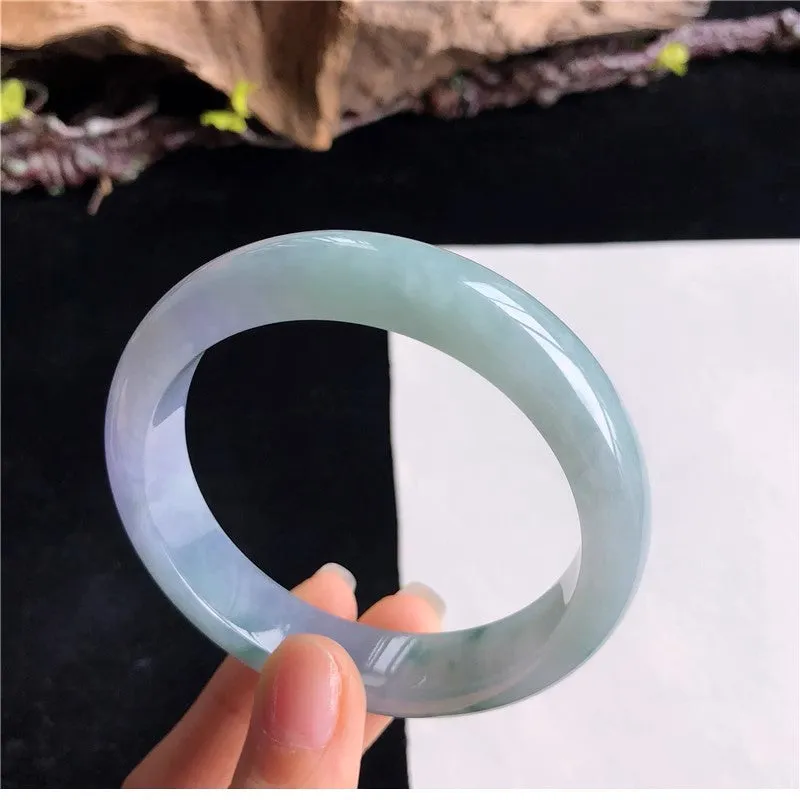 Natural Jade Bangle Jadeite Bangle Internal Diameter 58.6mm 10V11017
