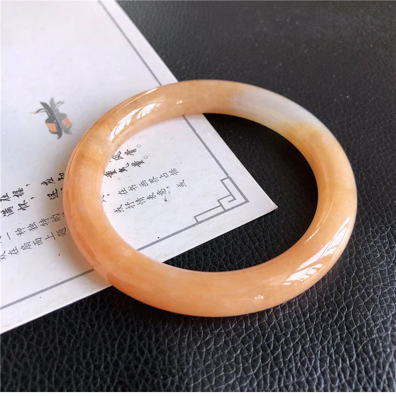 Natural Jade Bangle Jadeite Bangle Internal Diameter 59.3mm 00818