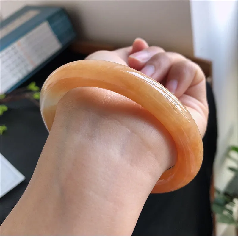 Natural Jade Bangle Jadeite Bangle Internal Diameter 59.3mm 00818