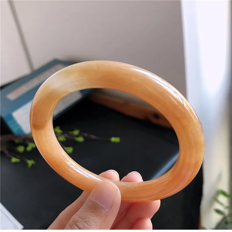 Natural Jade Bangle Jadeite Bangle Internal Diameter 59.3mm 00818