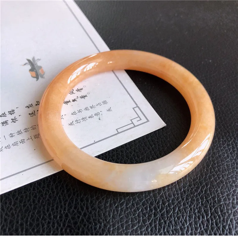 Natural Jade Bangle Jadeite Bangle Internal Diameter 59.3mm 00818
