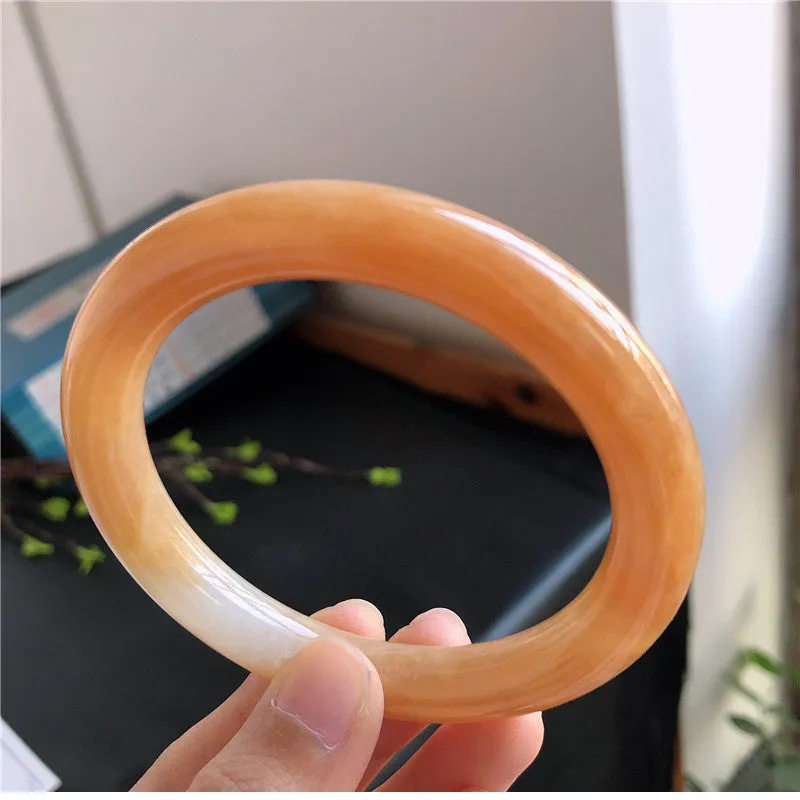 Natural Jade Bangle Jadeite Bangle Internal Diameter 59.3mm 00818