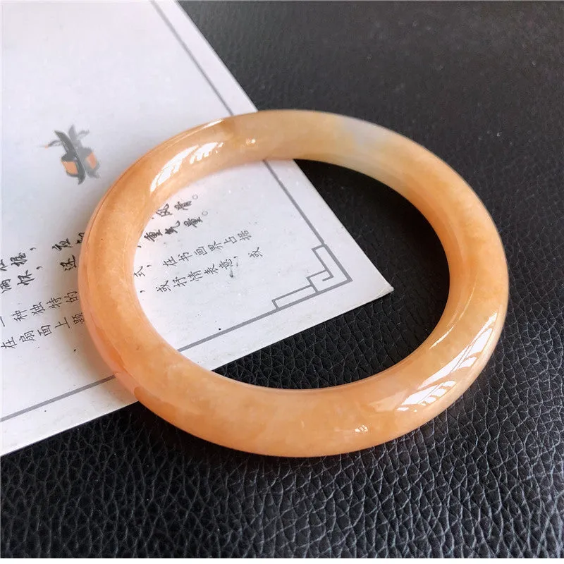 Natural Jade Bangle Jadeite Bangle Internal Diameter 59.3mm 00818