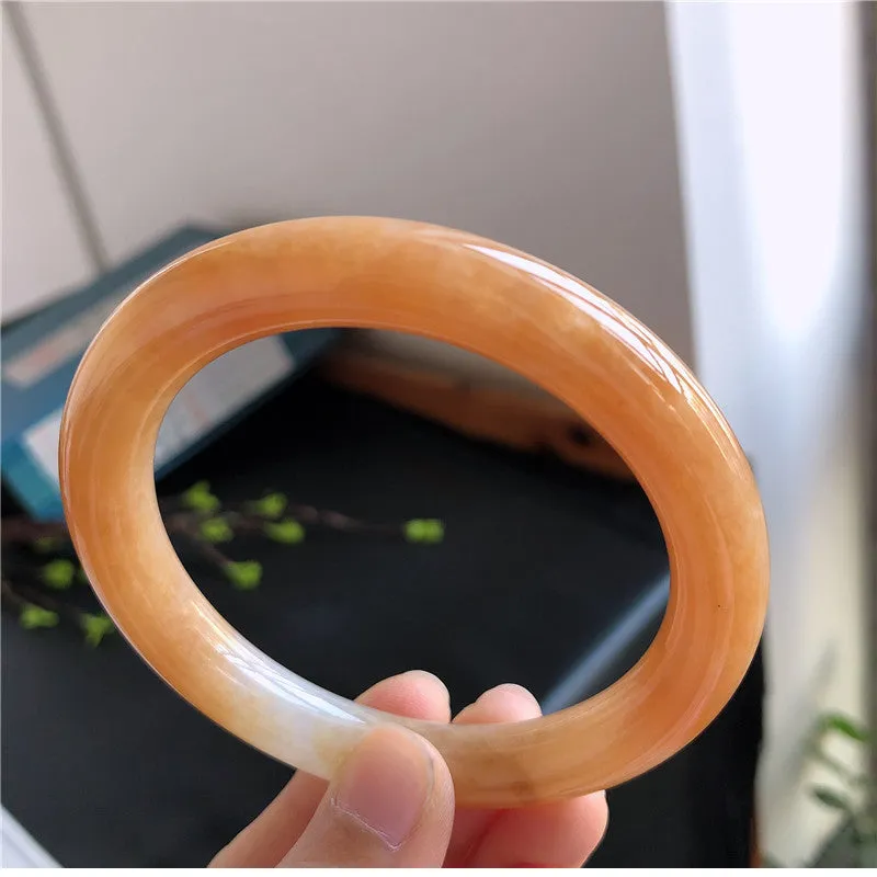 Natural Jade Bangle Jadeite Bangle Internal Diameter 59.3mm 00818