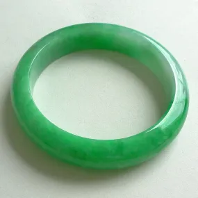 Natural Jade Bangle Jadeite Bangle Internal Diameter 80.5mm BER490