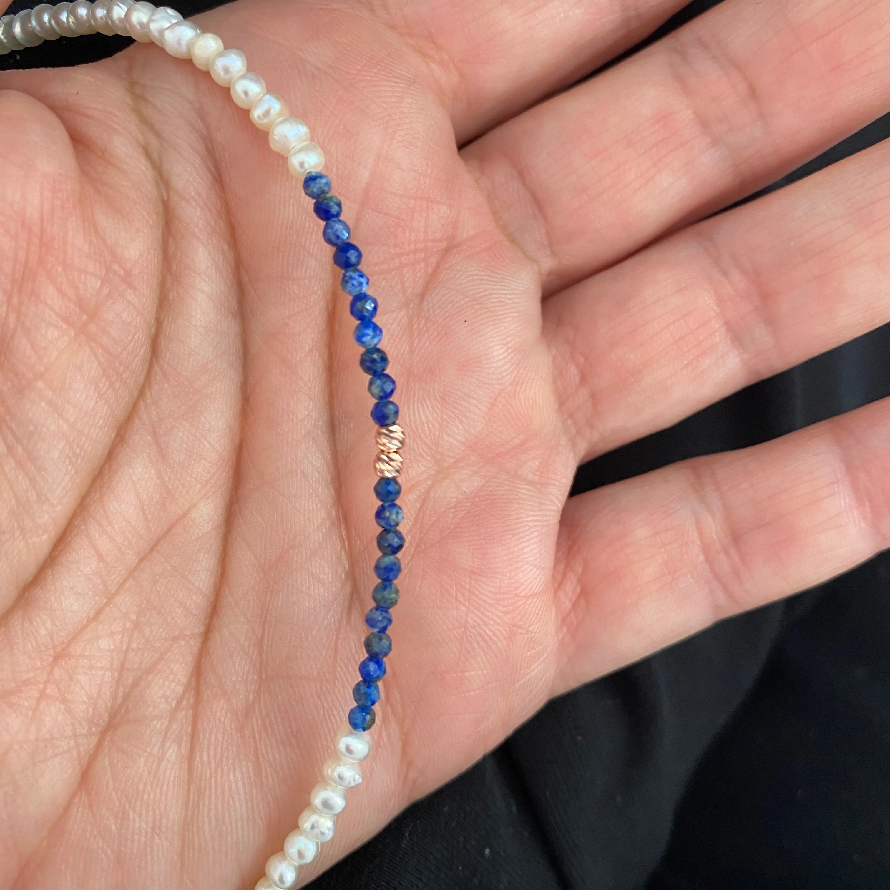 Necklace with Sand Pearls