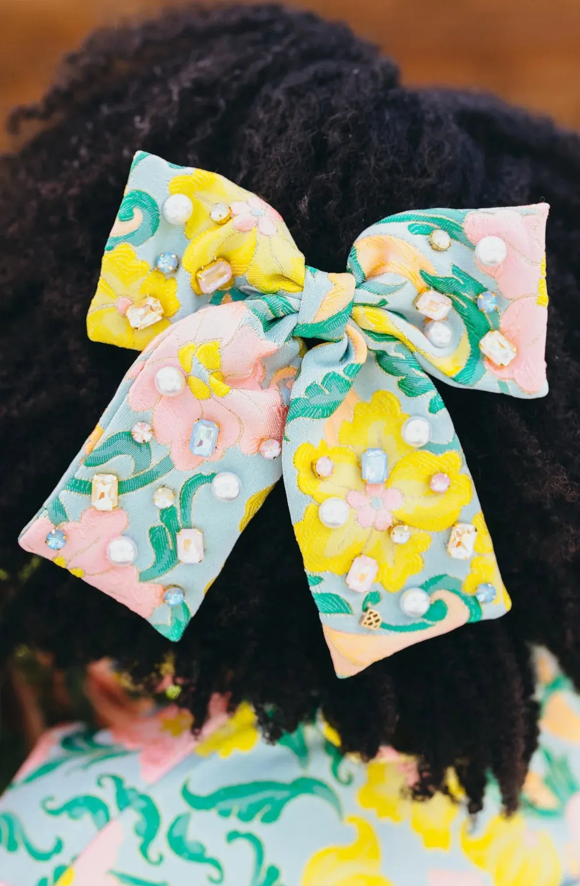 Neon Paradise Bow Barrette [Brianna Cannon]