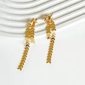 Ninaouity Shining Star Drop Earrings