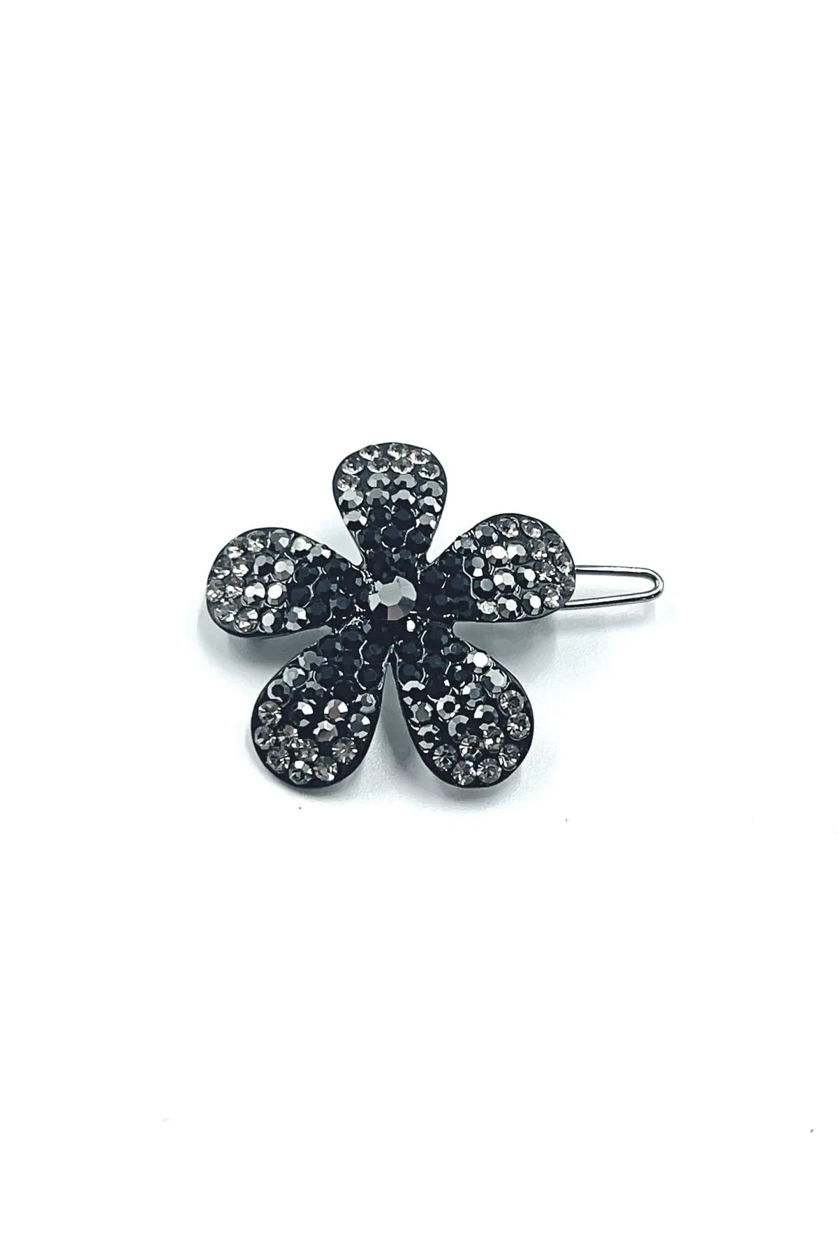 Ombre Crystal Flower Barrette