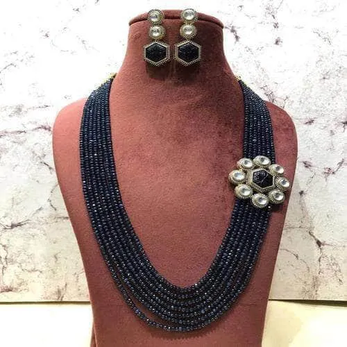 Onex Side Pendant Polki Necklace