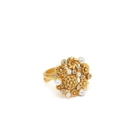 Opaline Perla Ring By Ekaya Banaras