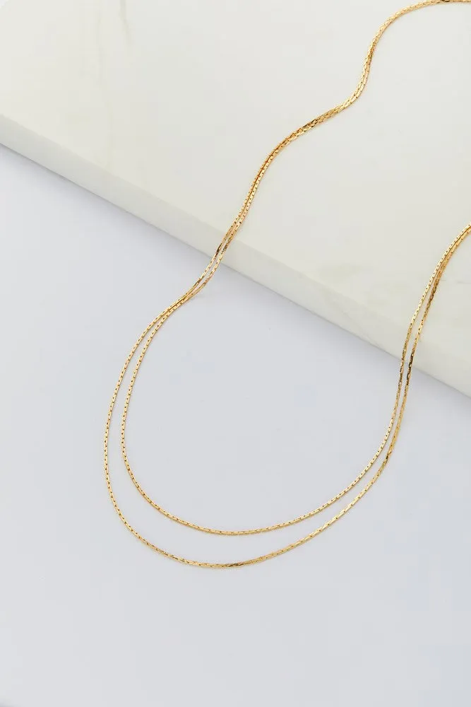 Paris Necklace- Gold