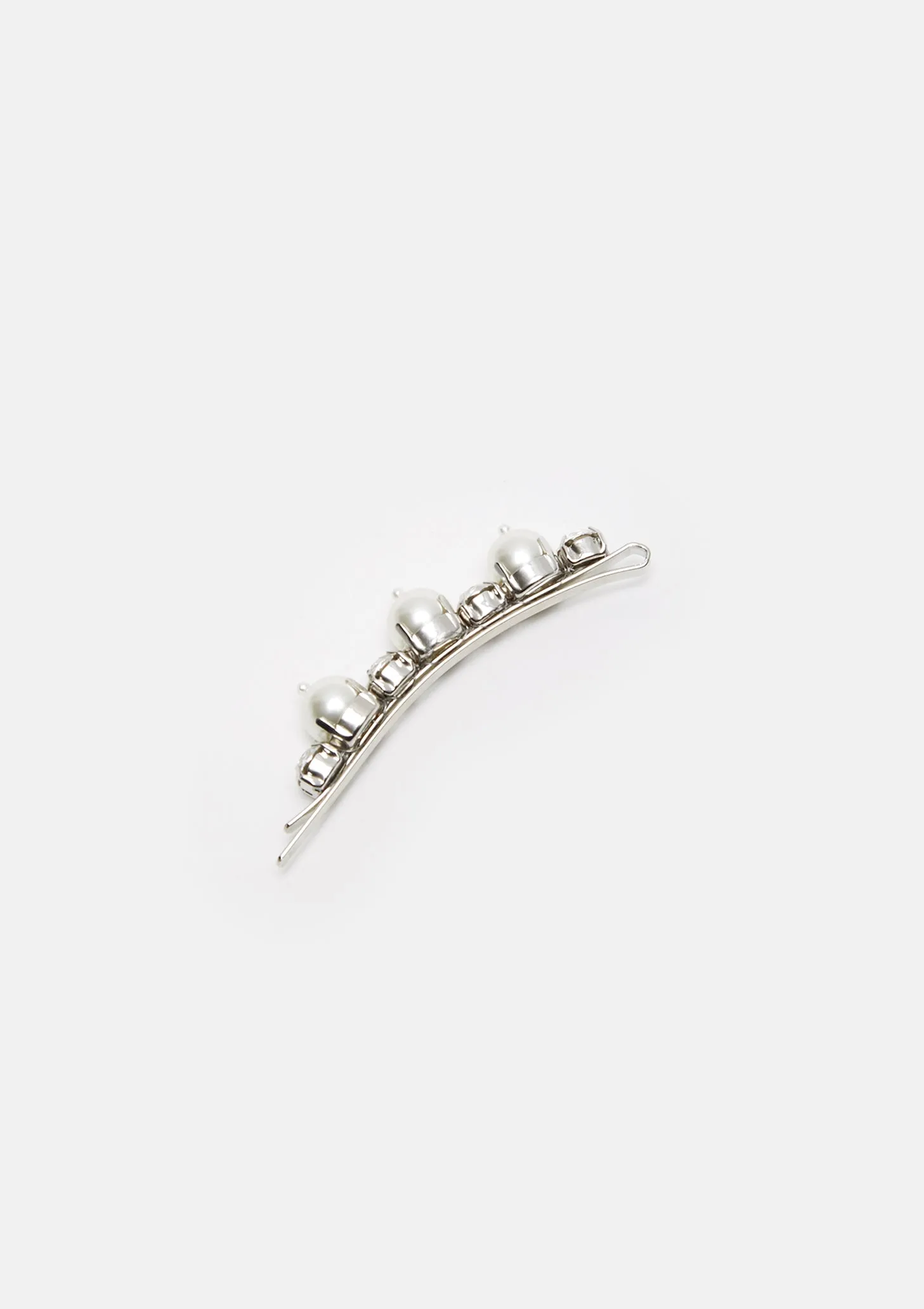 Pearl Diamante Barrette