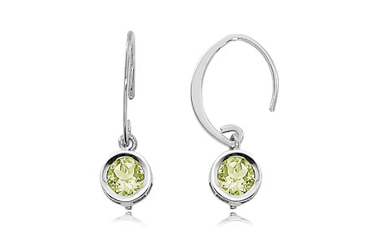 Peridot Mini Sweep Earrings