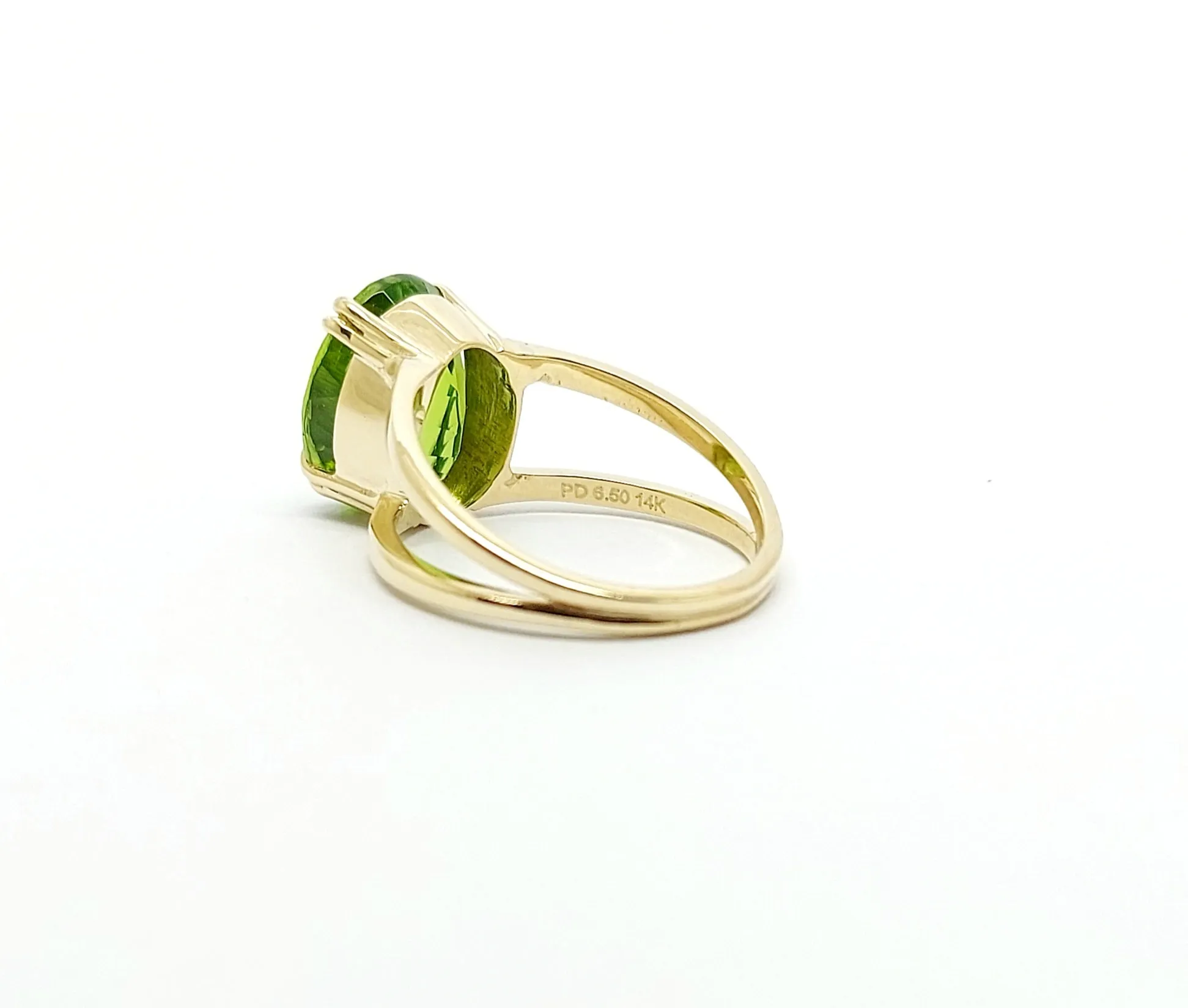 Peridot Oval Cocktail Ring