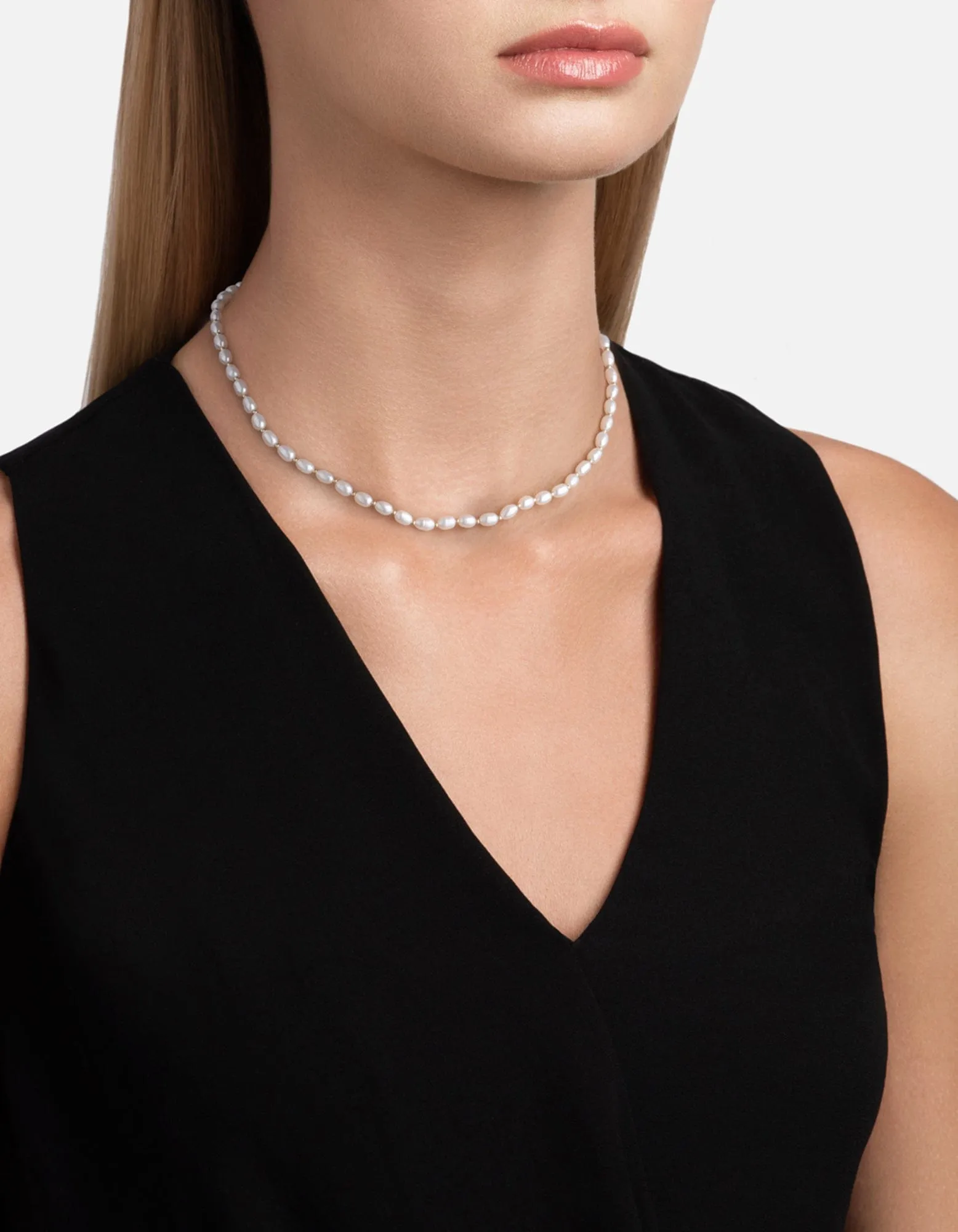 Perla Choker, Gold Vermeil/Pearls