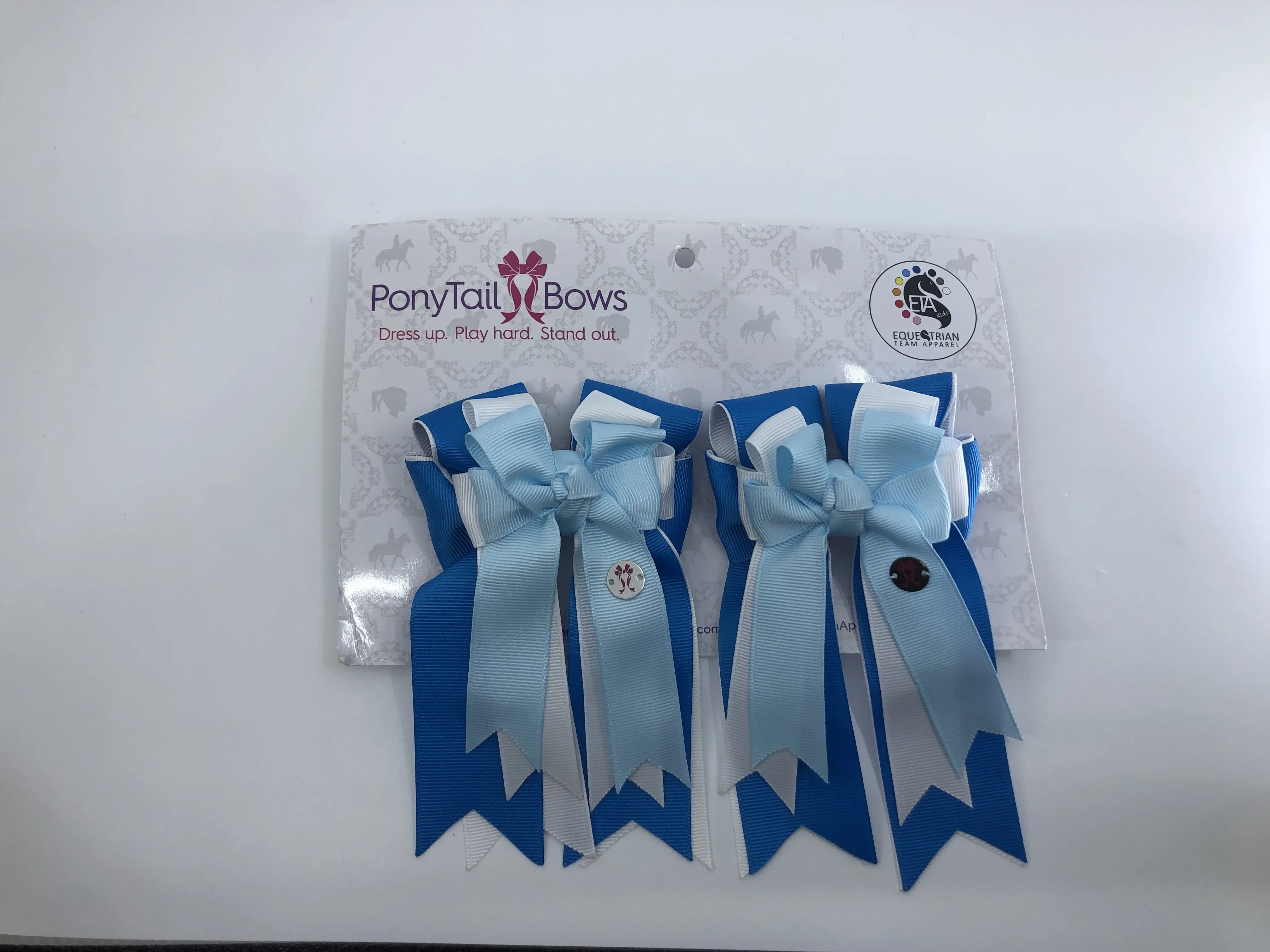 PonyTail Bows- Ocean PonyTail Bows