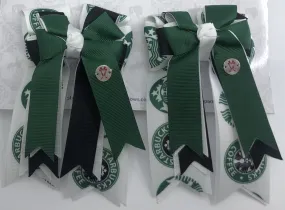 PonyTail Bows- Starbucks