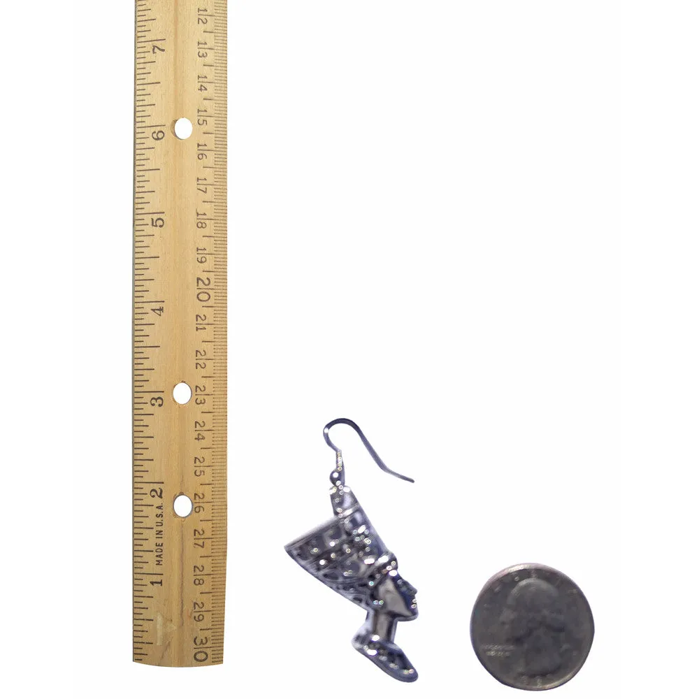 Queen Nefertiti earrings - Gold or Silver Color | Queen Nefertiti | Egypt | Egyptian | Nefertiti Bust