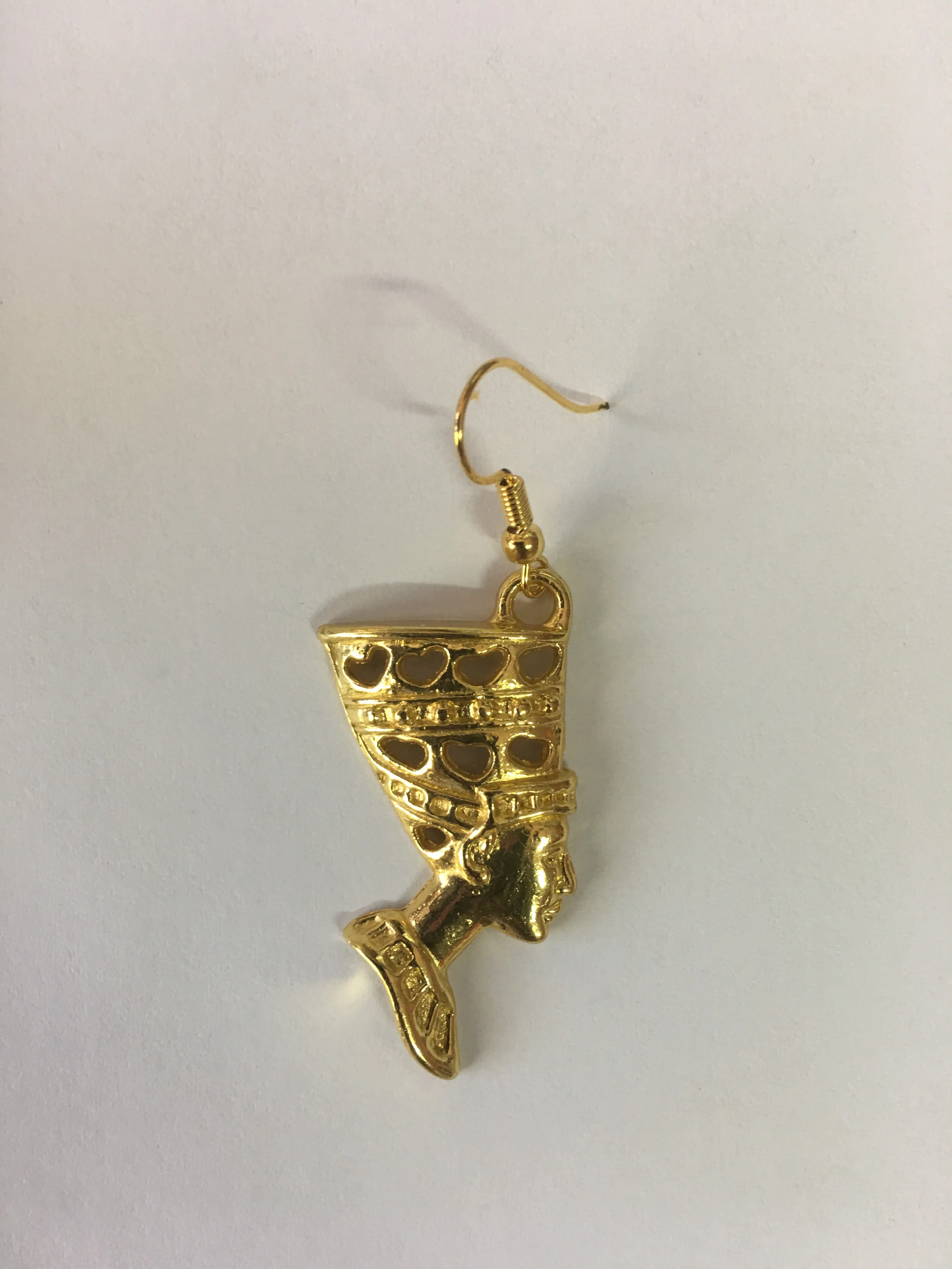 Queen Nefertiti earrings - Gold or Silver Color | Queen Nefertiti | Egypt | Egyptian | Nefertiti Bust