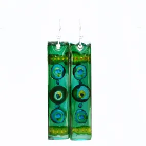 Relic - long drop earrings with sterling silver earring hooks