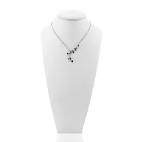 Rock Star Sterling Silver & Onyx Necklace