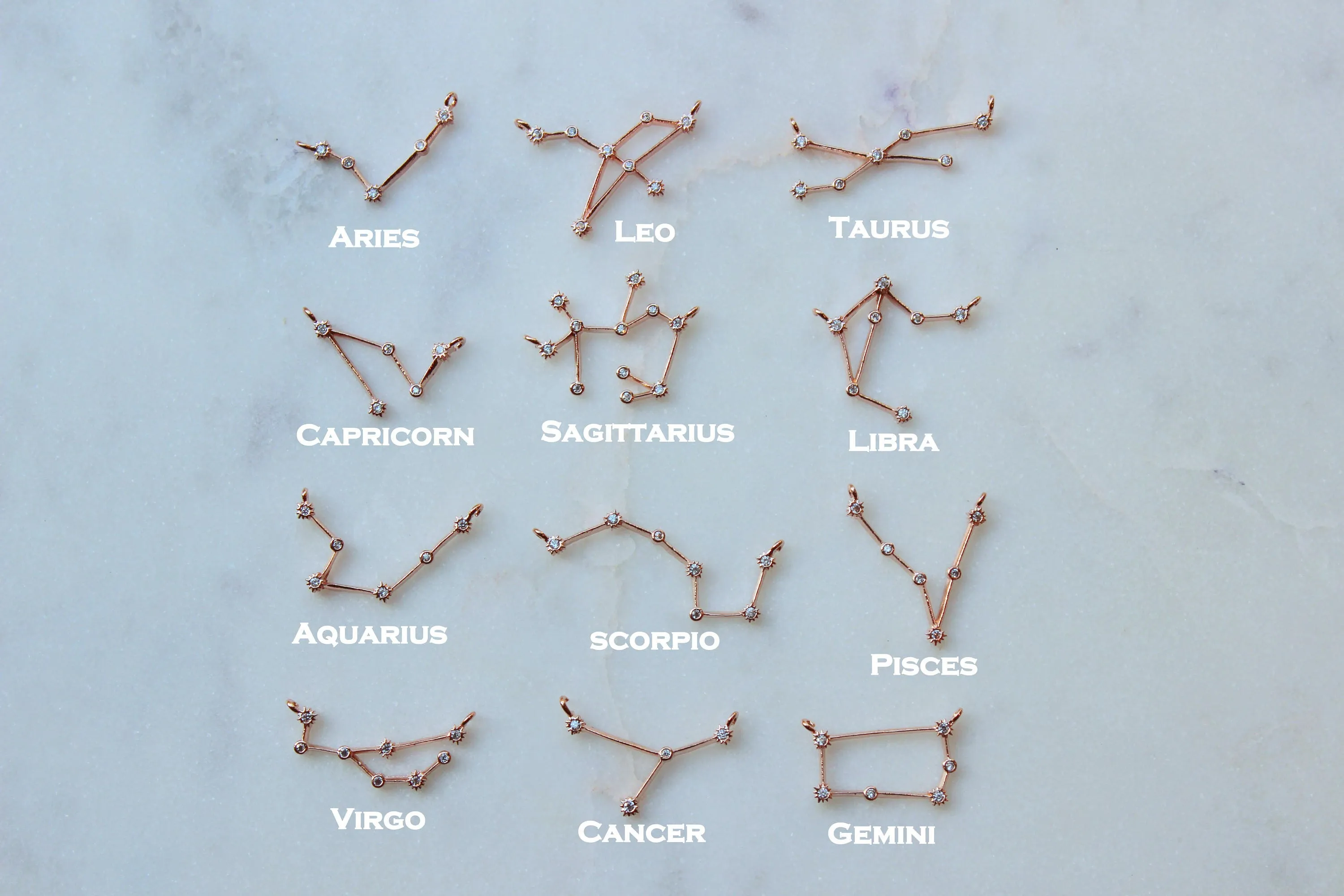 Rose Gold Zodiac Bracelet, Zodiac Sign Bracelet, Constellation Bracelet, Constellation Jewelry Astrology Bracelet, Leo Jewelry, Leo Bracelet