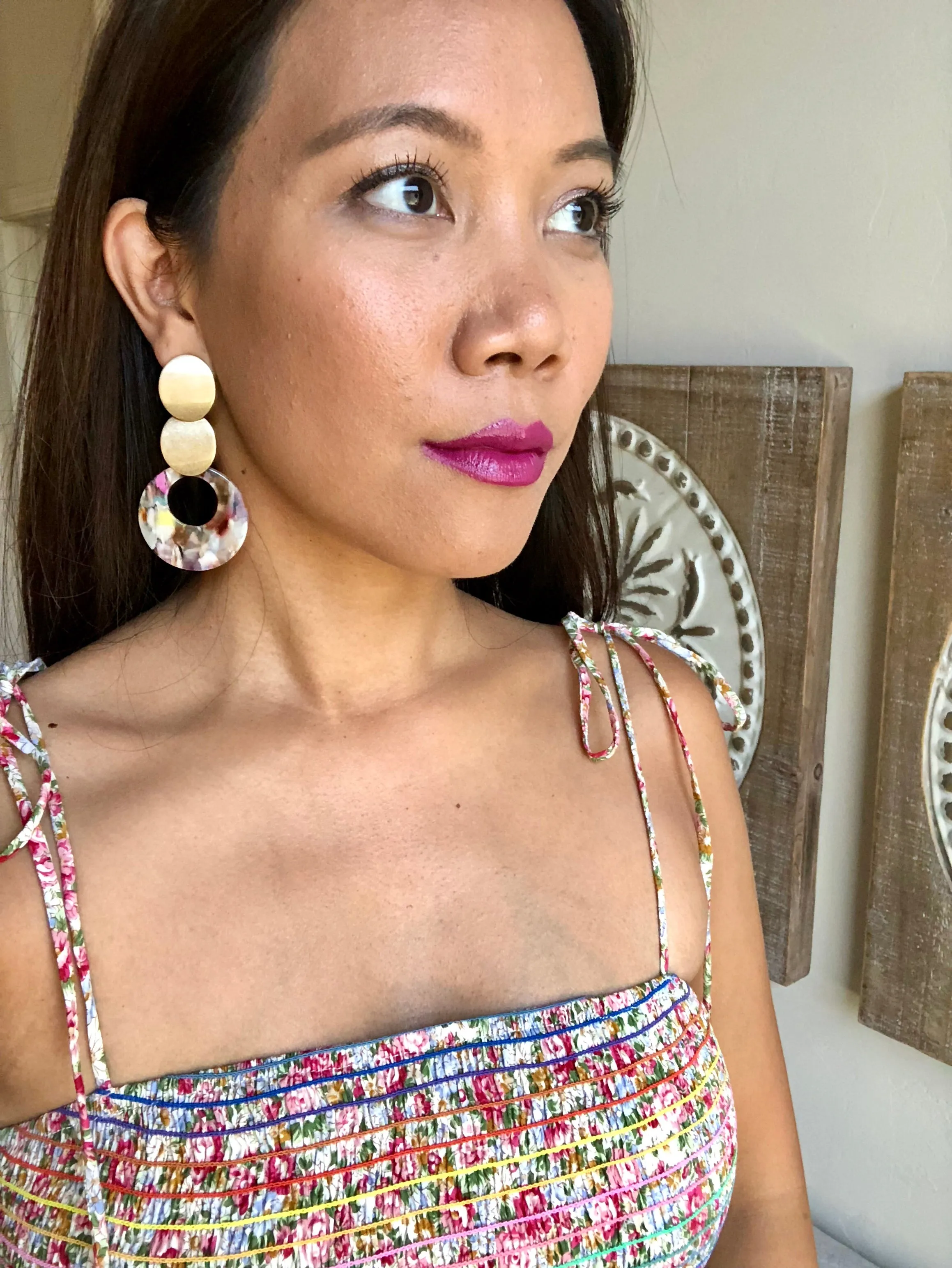 Rumi Fiesta Resin Earrings