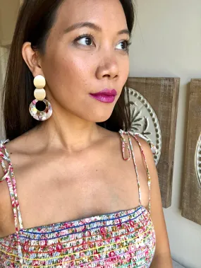 Rumi Fiesta Resin Earrings