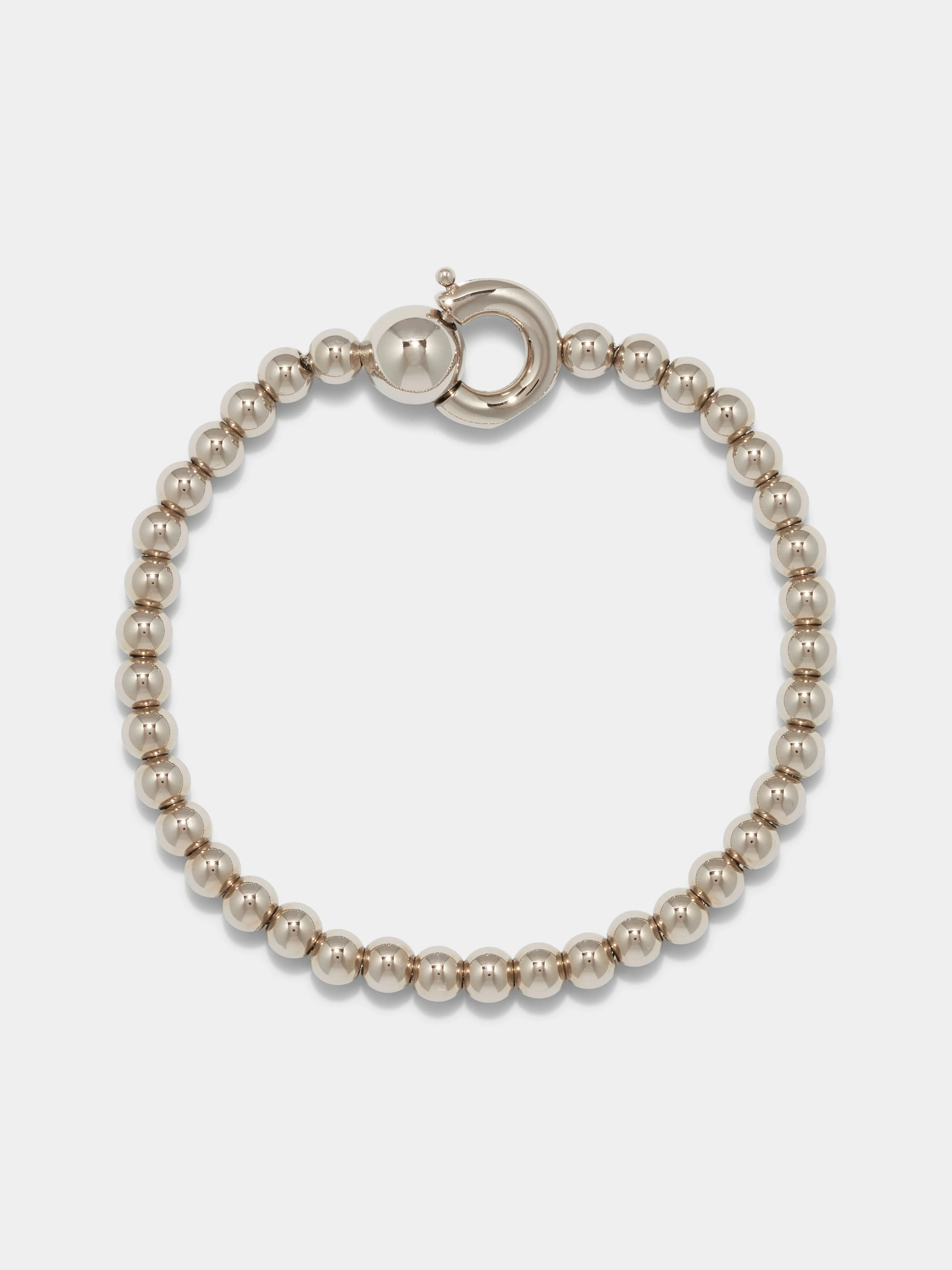 Sasha Ball Chain Palladium-Plated Bracelet