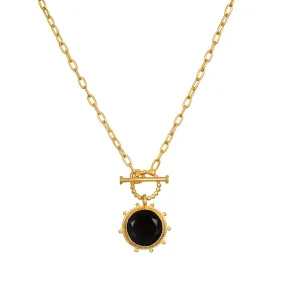 Satya Rooted to Earth Black Onyx Toggle Necklace