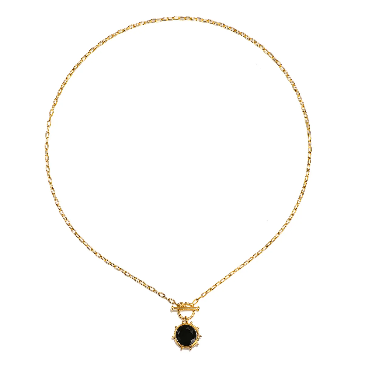 Satya Rooted to Earth Black Onyx Toggle Necklace
