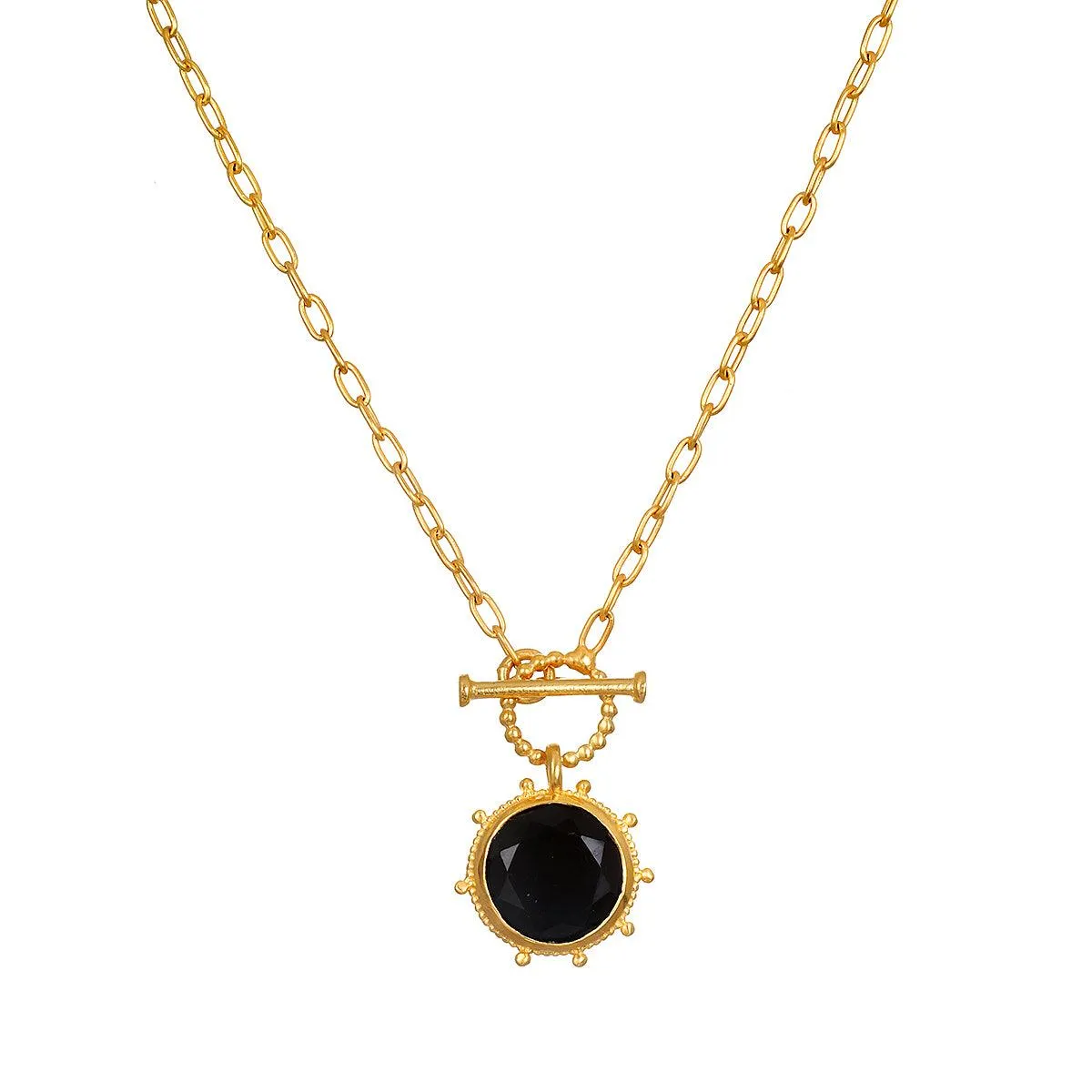 Satya Rooted to Earth Black Onyx Toggle Necklace