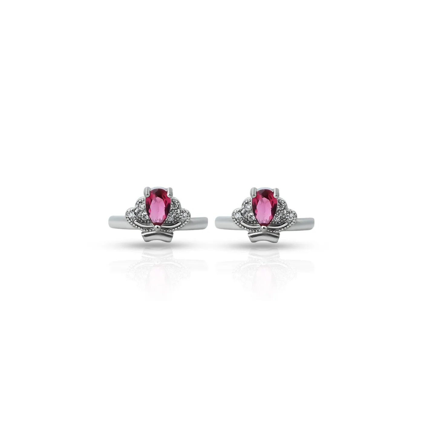 Silver Crown Design Bichhiya for Girls