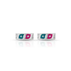 Silver Multi Color Leaf Design Bichhiya for Girls