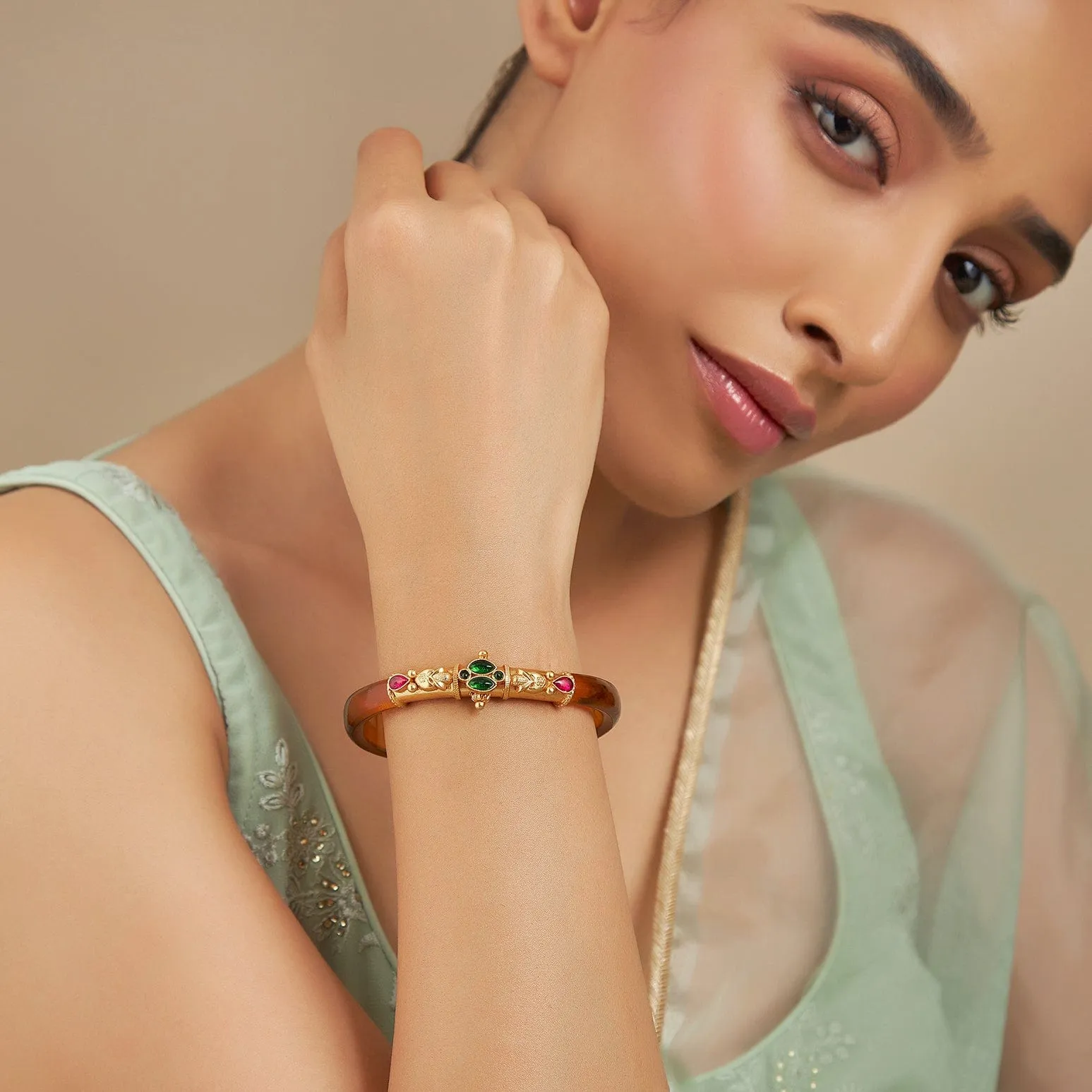 Silver Temple Bangle Pendant 170060