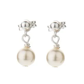 Simplicity Pearl Drop Wedding Earrings