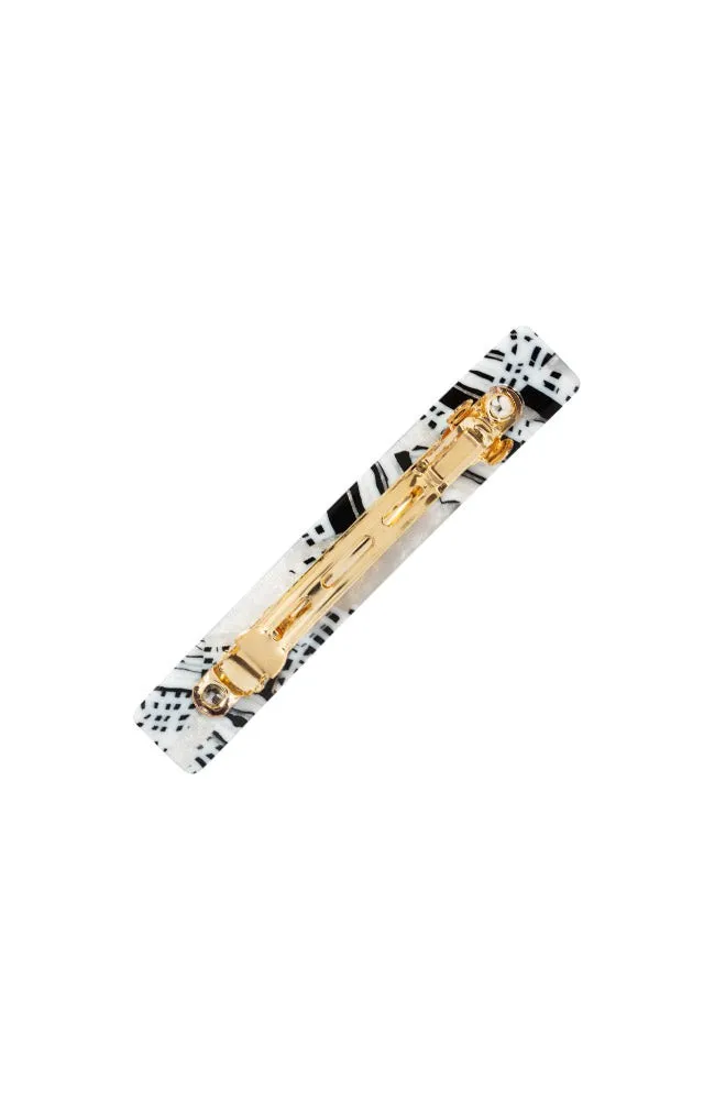 Small Luxury Rectangle Barrette - Hesperi