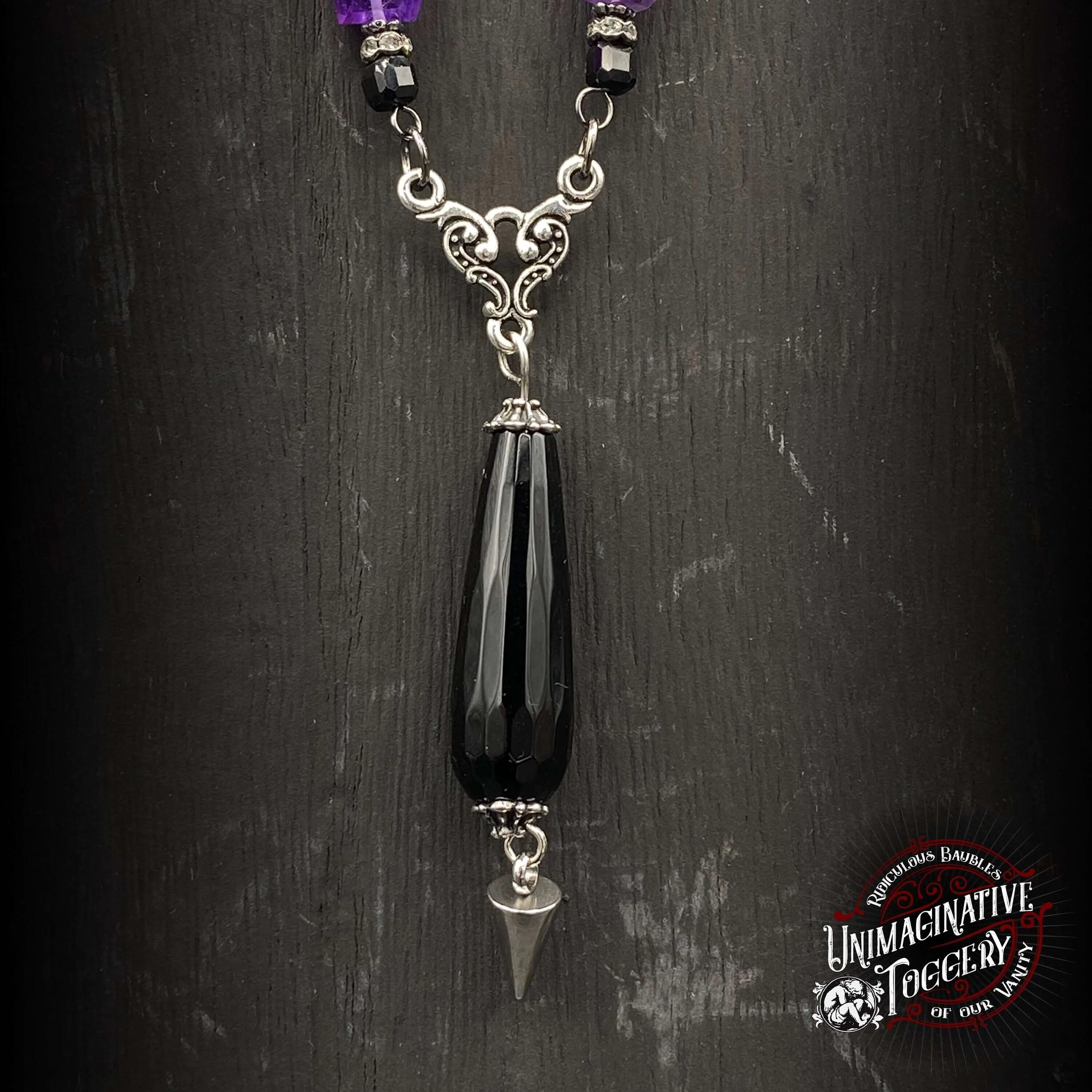 Sparkle and Stab necklace