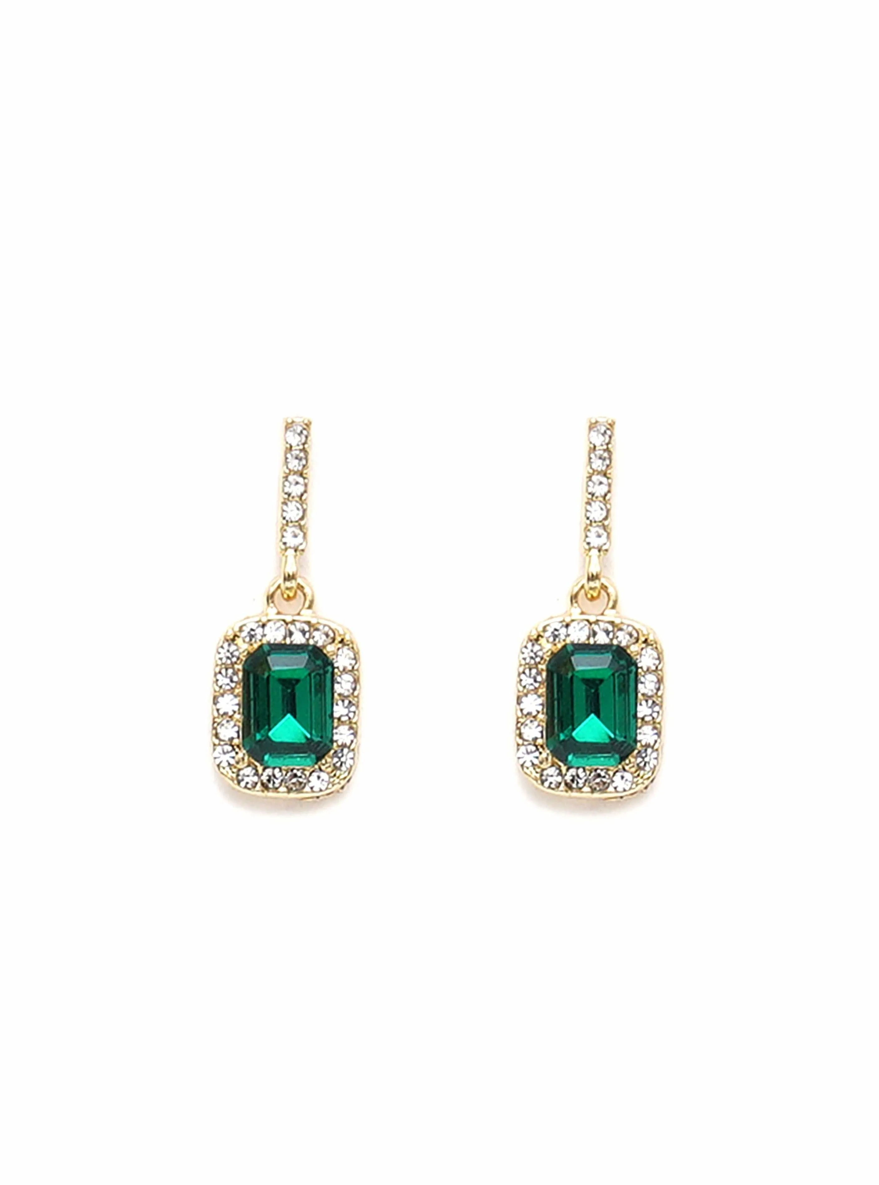Sparkling Emerald Drops