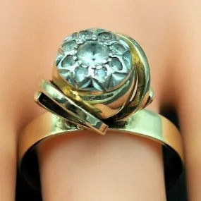 Spinel 9ct Yellow & White Gold Ring