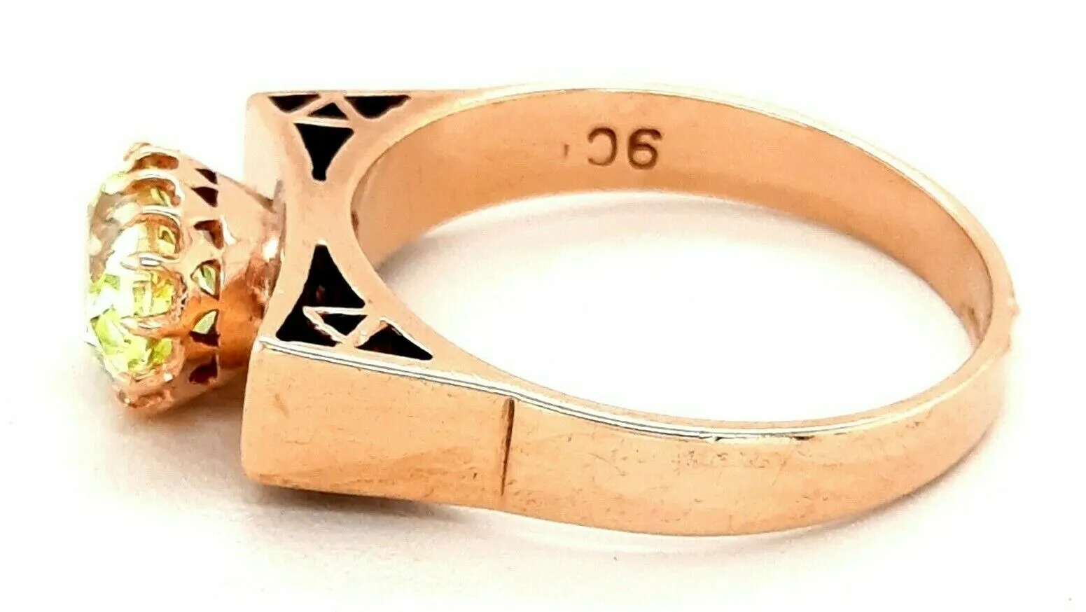 Spinel 9ct Yellow Gold Dress Ring