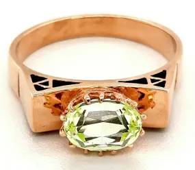 Spinel 9ct Yellow Gold Dress Ring