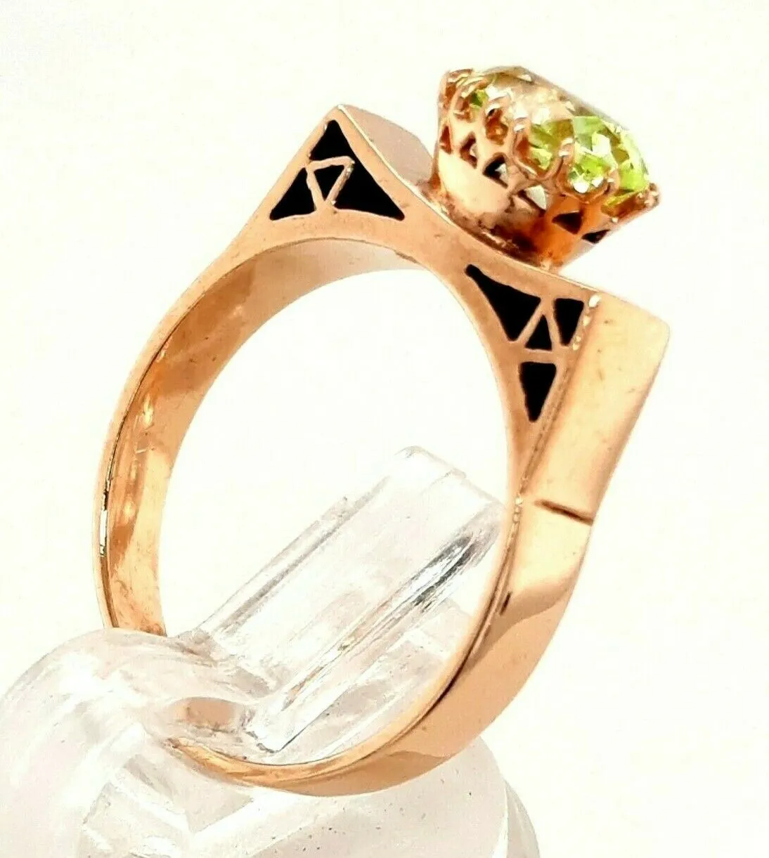 Spinel 9ct Yellow Gold Dress Ring