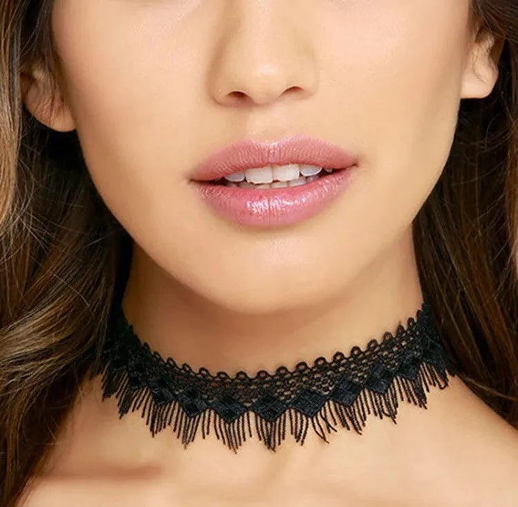 Tassel Lace Choker