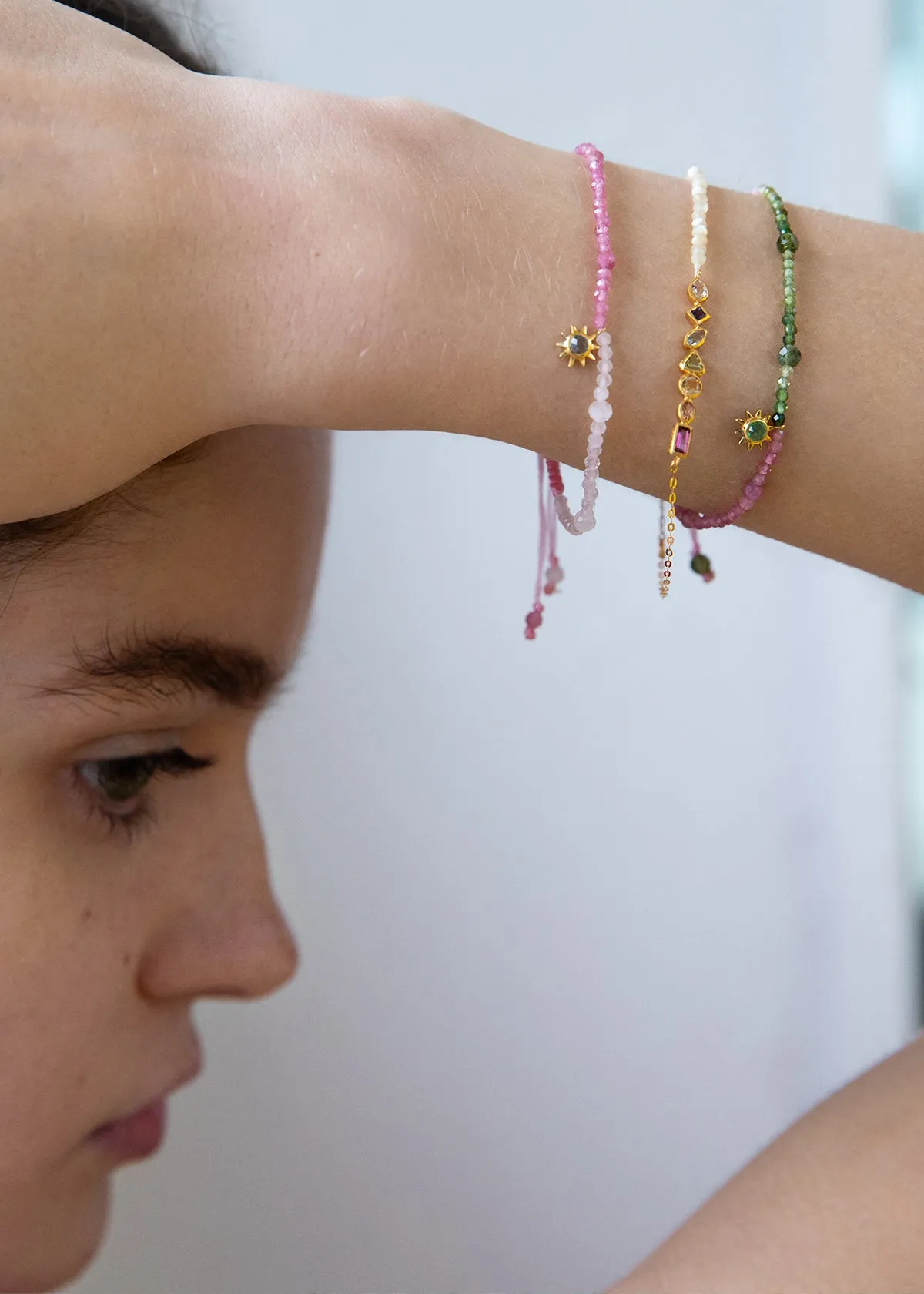Taurus -牡牛座- Beads Bracelet With Charm