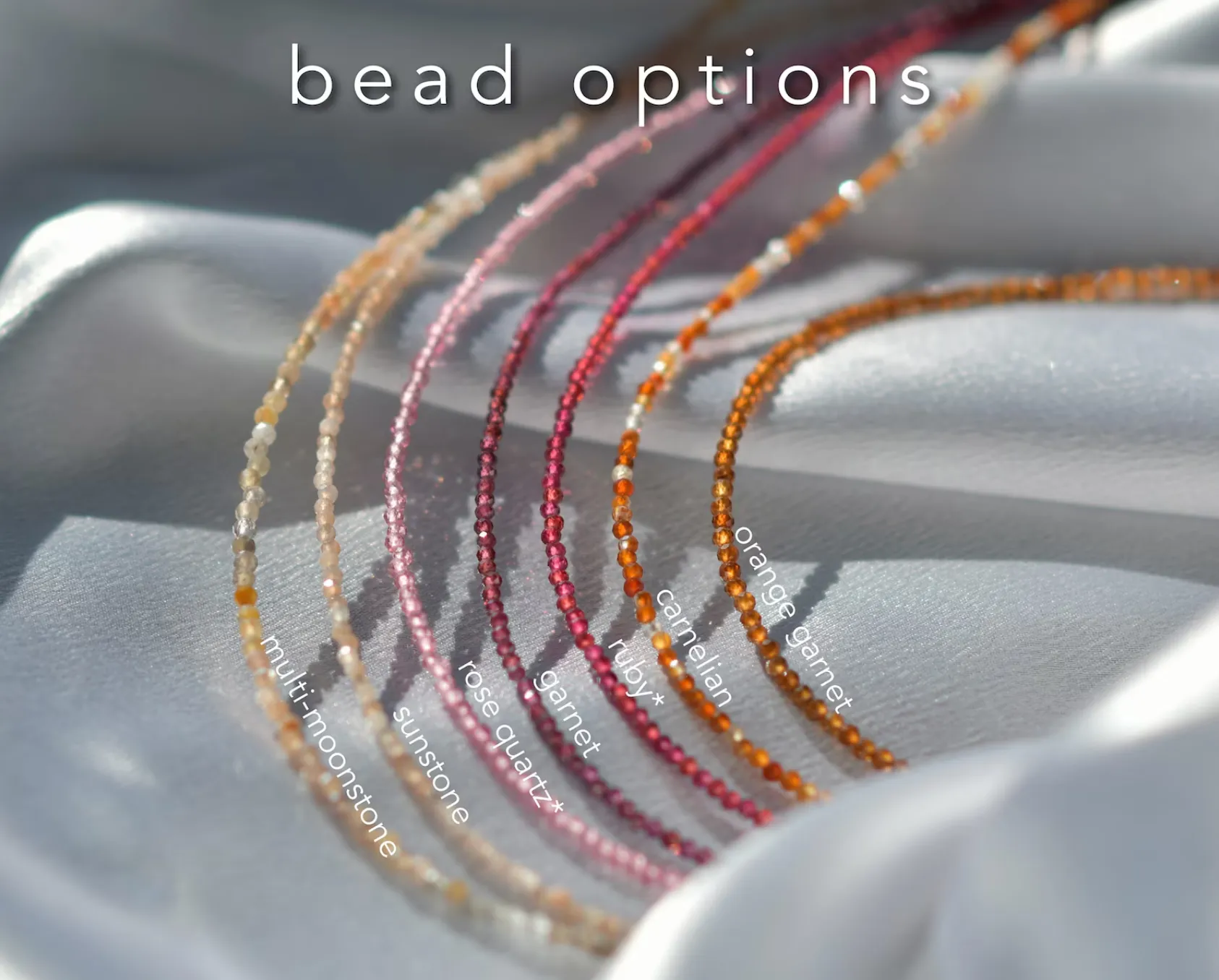 Tiny Sparkly Gemstone & Pearl Beaded Necklace