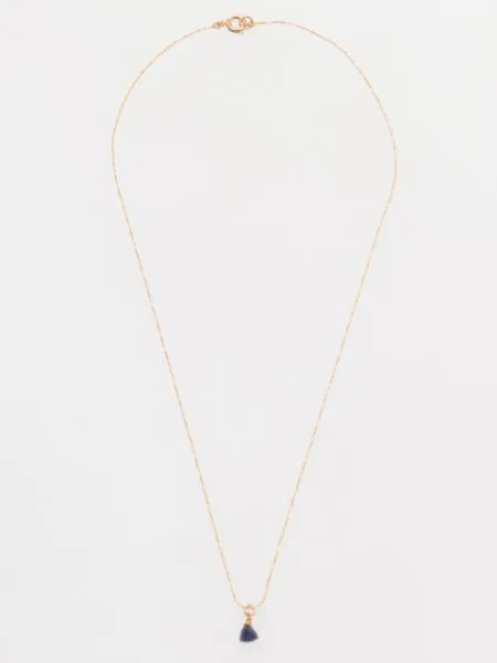 Triangle Cut Gemstone Necklace